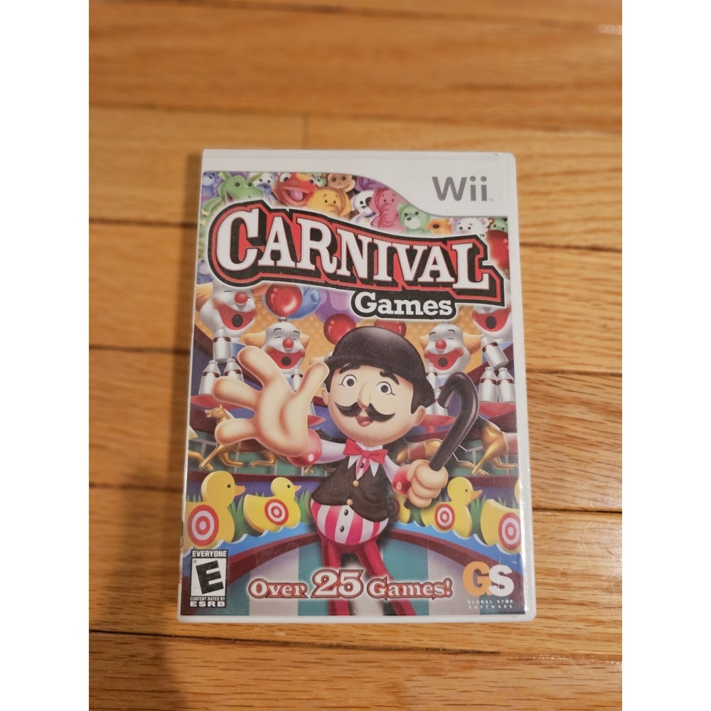 Carnival Games (Nintendo Wii, 2007) Complete w/ Manual